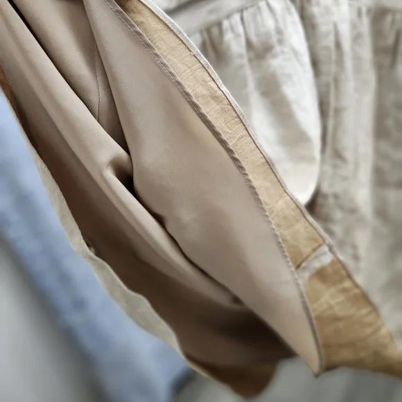 Andre Oliver Beige and Cream Dress - Picture 5 of 5